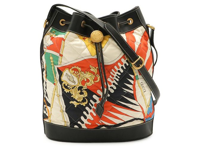 Borsa a tracolla Gucci in nylon nero