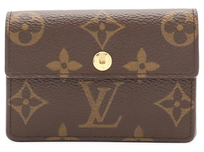 Portamonete Accordion Monogram Louis Vuitton Marrone
