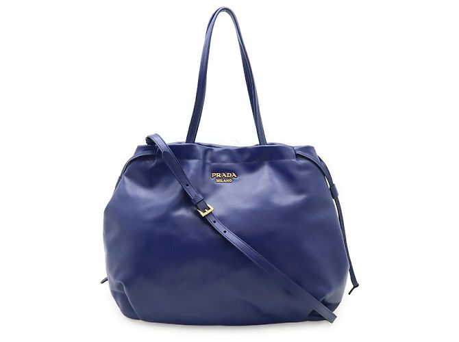 Sac Tote 2WAY Prada Bleu