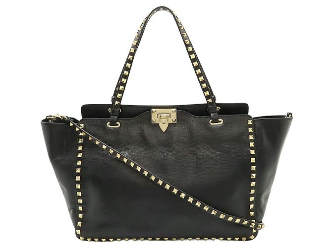 Valentino Garavani Borsa Tote Valentino Rockstud Nero