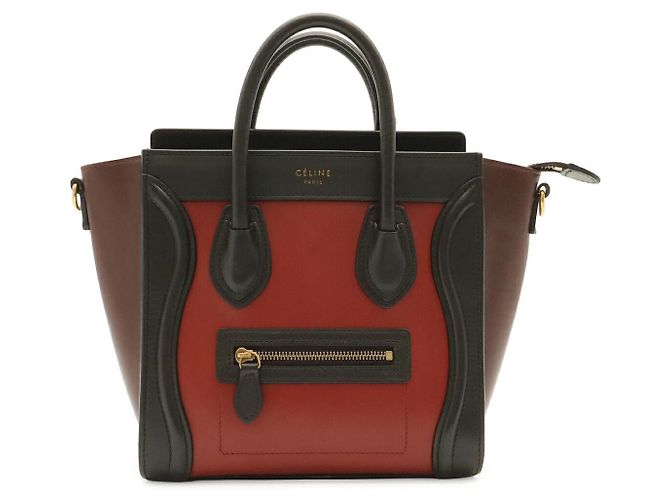 Céline Borsa a mano Celine Luggage Nano Shopper Multicolore