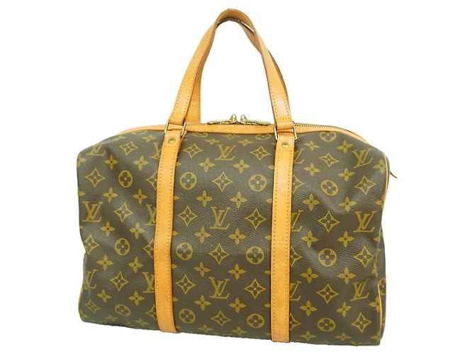 Borsa Boston Louis Vuitton Monogram Sac Souple 35 Marrone