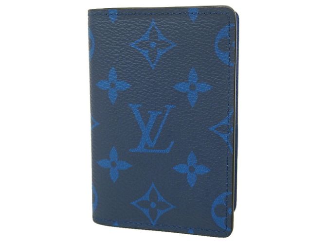 Organizer Louis Vuitton Taigarama Cobalt Card Case Blue
