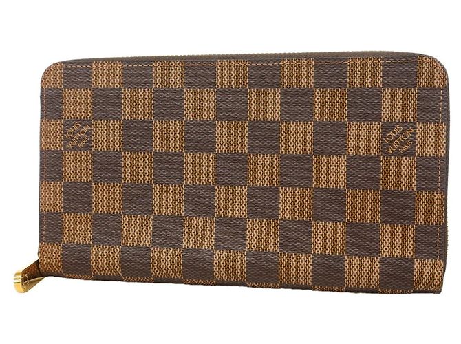 Portafoglio lungo Louis Vuitton Damier Zippy Organizer NM Damier ebene