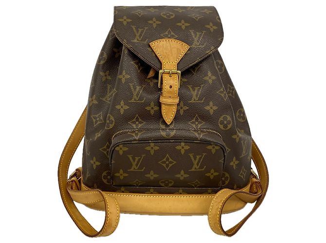 Louis Vuitton Monogram Montsouris MM Backpack Brown