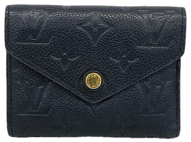 Louis Vuitton Tri-fold Wallet in Noir Black