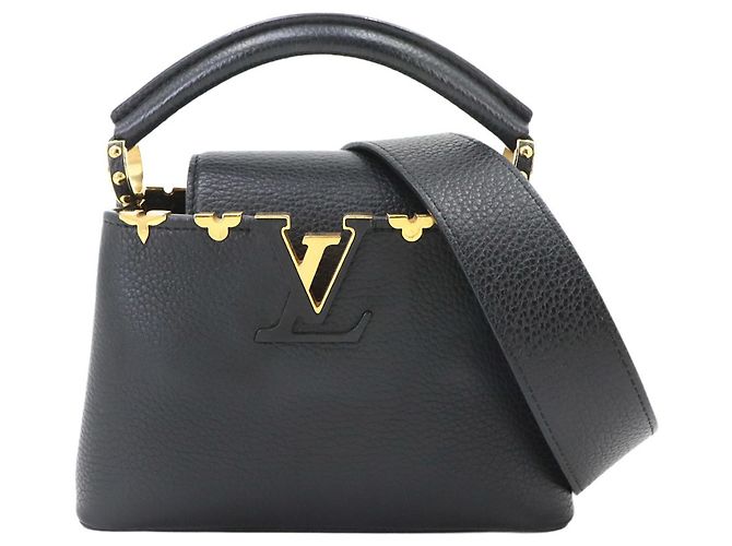 Borsa Louis Vuitton Capucines MINI Nero