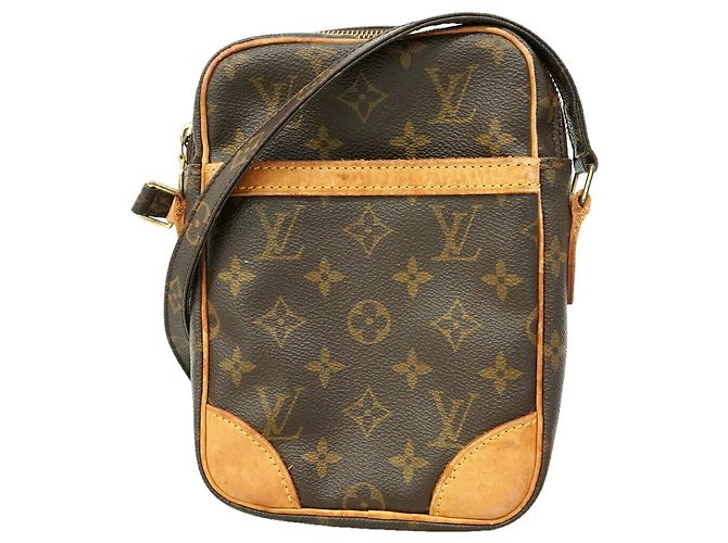 Bolsa de Ombro Louis Vuitton Monogram Danube M45266 em Brown Marrom