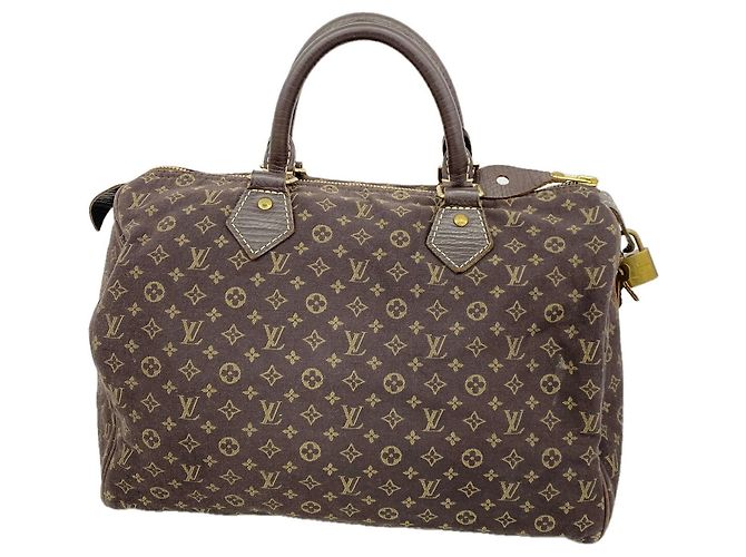 Borsa Louis Vuitton Monogram Mini Lin Speedy 30 Damier ebene
