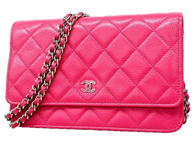 Cartera de hombro con cadena Chanel Matelassé Rosa