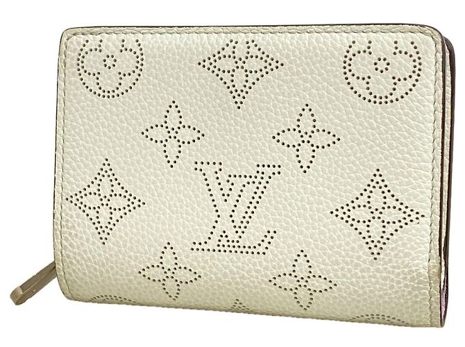 Louis Vuitton Mahina Portefeuille Wallet Blanco