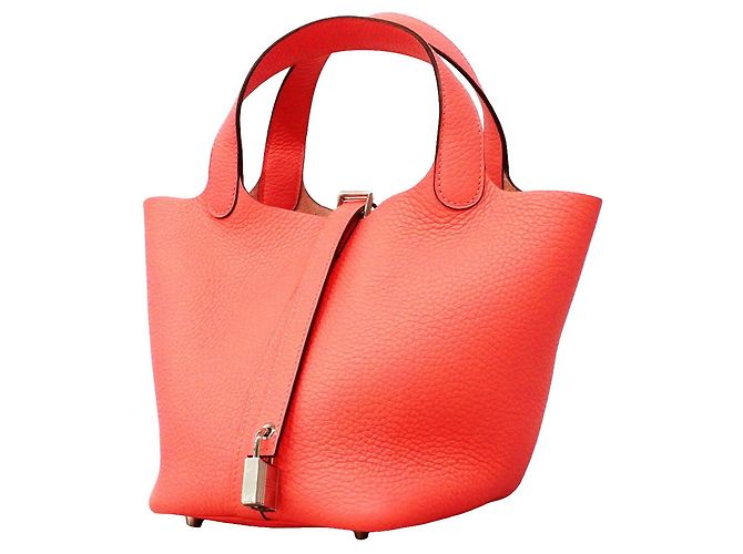 Hermès Bolsa Hermes Picotin Lock PM Rosa