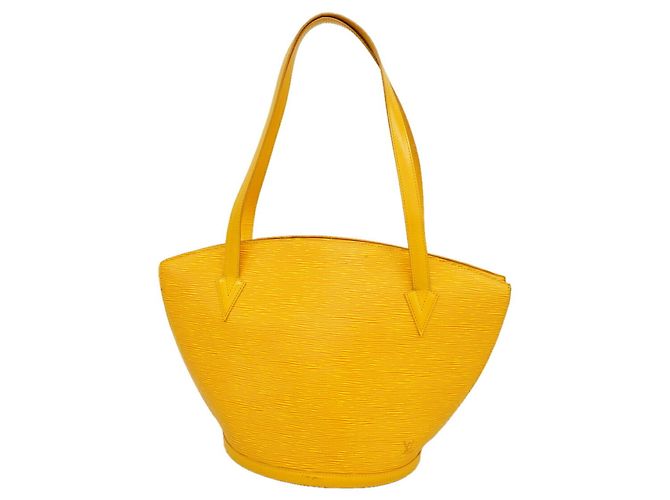 Borsa a tracolla Louis Vuitton Epi Saint Jacques Giallo
