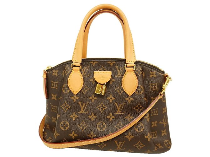 Sac à main Louis Vuitton Monogram Rivoli PM Marron