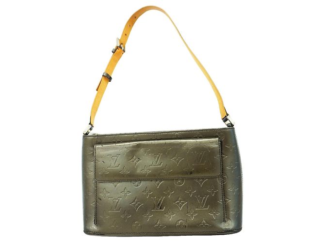 Louis Vuitton Monogram Mat Alston Schultertasche Schwarz
