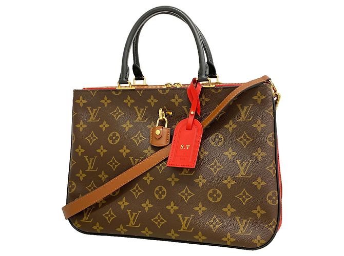 Bolsa Louis Vuitton Monogram Millefeuille Marrom Preto Vermelho