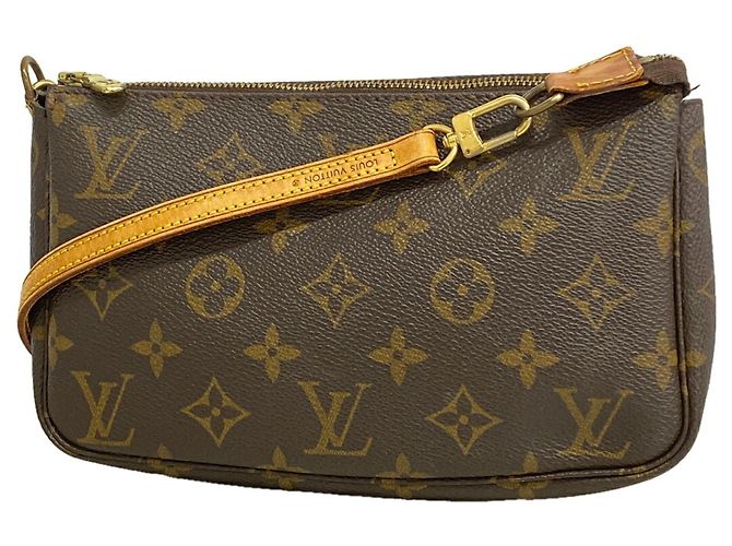 Louis Vuitton Monogram Pochette Accessoires M51980 Marrone