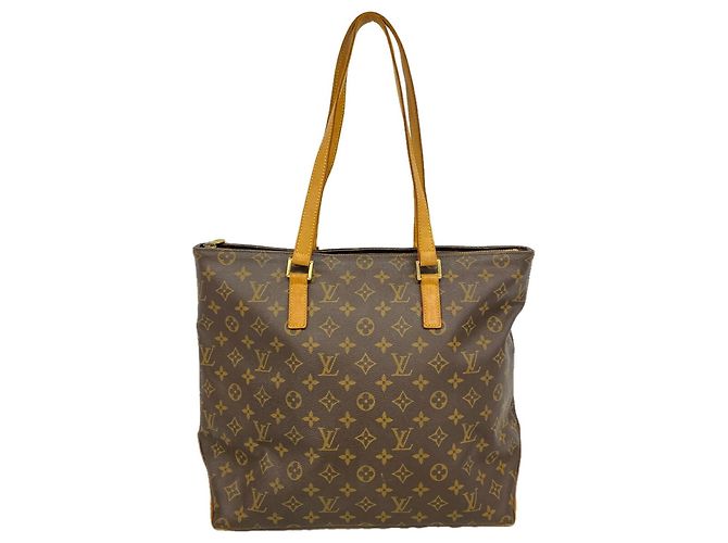 Borsa Cabas Mezzo Monogram Louis Vuitton Marrone