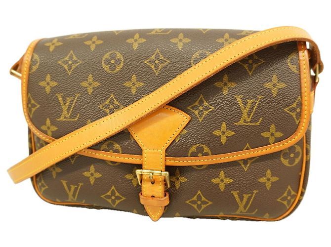 Borsa a tracolla Louis Vuitton Monogram Sologne Marrone