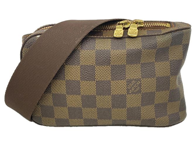 Borsa a tracolla Louis Vuitton Damier Geronimos Damier ebene
