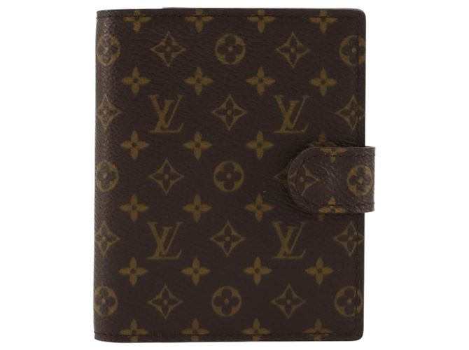 Funda de Agenda Louis Vuitton Monogram Canvas Castaño