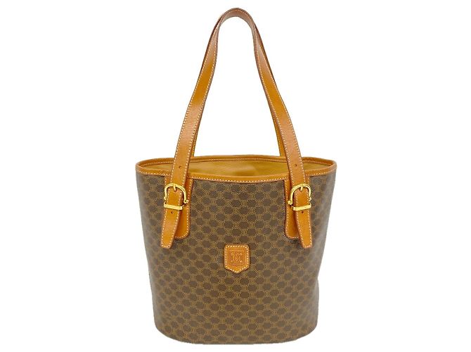 Céline Borsa Tote Celine Macadam Marrone