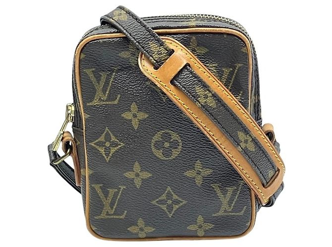 Bolso de hombro Louis Vuitton Mini Danube Castaño
