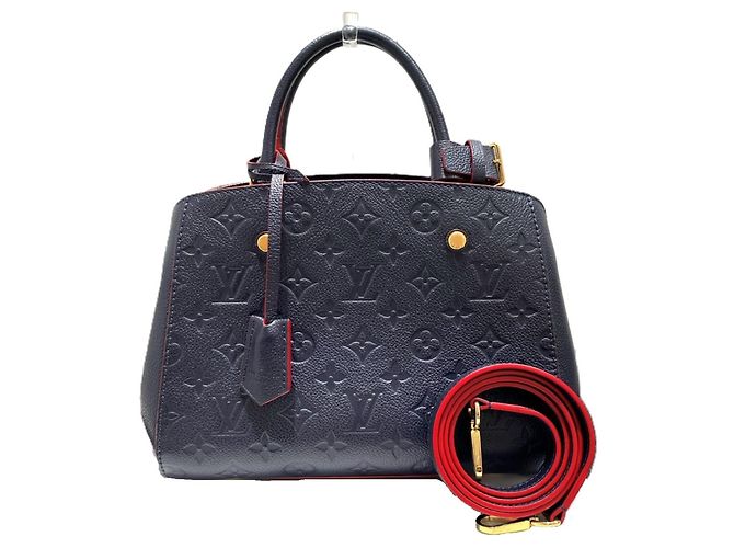 Louis Vuitton Montaigne BB Handtasche Rot Monogramm