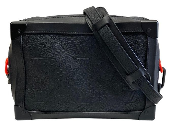 Borsa a tracolla Soft Trunk Louis Vuitton Nero Monogramma