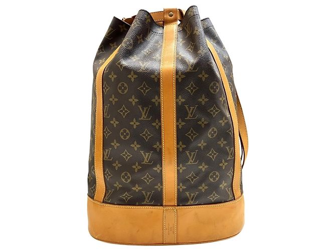 Sac à épaule Louis Vuitton Randonee GM Marron