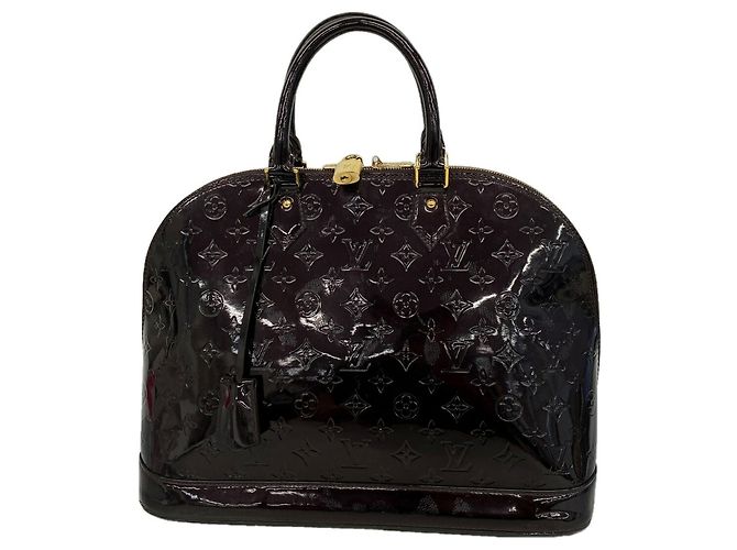 Borsa Louis Vuitton Alma GM Vernis Bordò