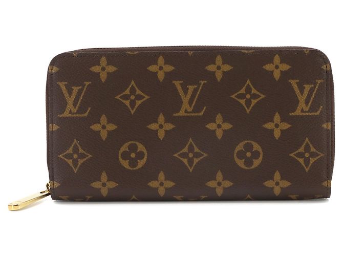 Cartera Zippy Monogram Louis Vuitton Castaño