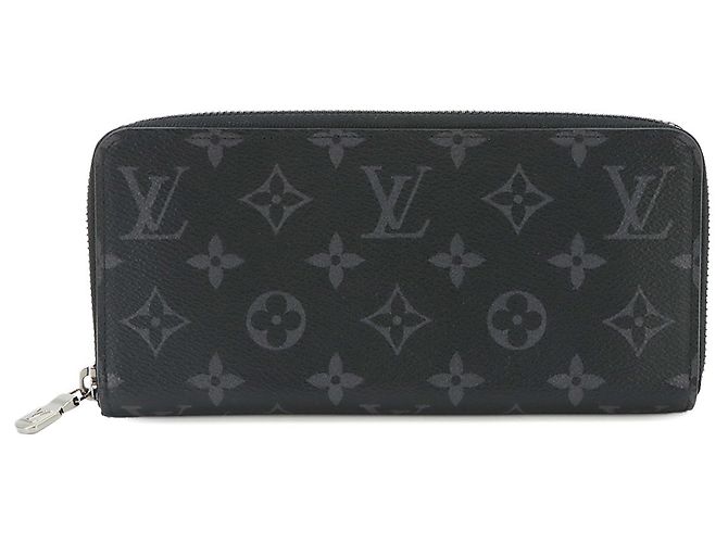 Zippy Louis Vuitton Monogram Eclipse Langbrieftasche Monogramm