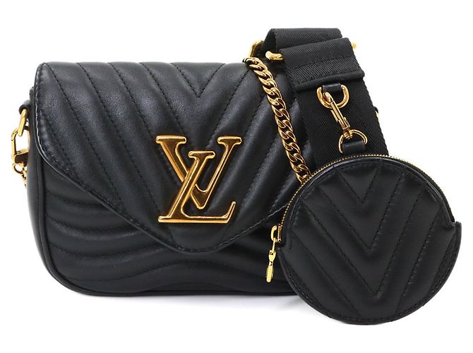Bolsa de Ombro Louis Vuitton Multi Pochette Preto