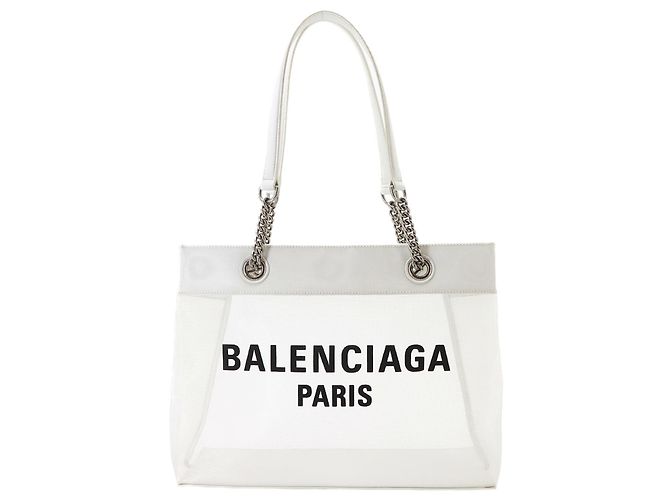 Everyday Balenciaga Duty-Free Medium Tote Bag Weiß