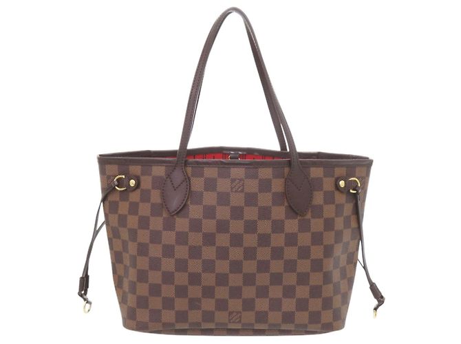 Saco Tote Louis Vuitton Neverfull PM Damier Fuschia Damier ebene