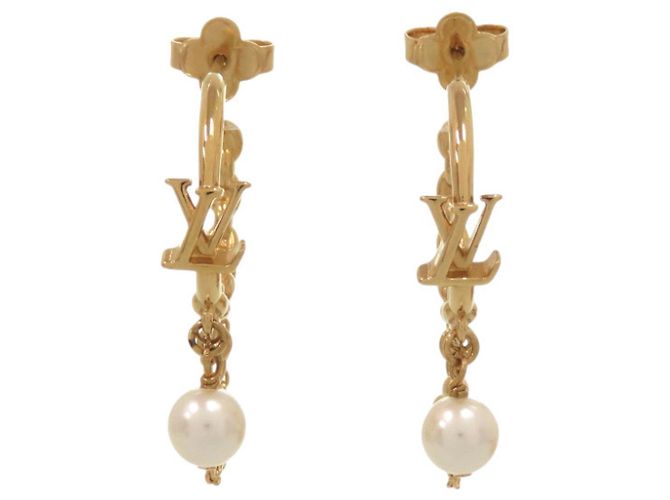 Boucles d'oreilles Blooming Hoop Louis Vuitton Doré