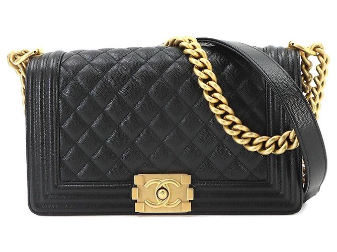 Borsa a tracolla Chanel Boy Chain Nero
