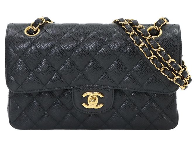 Borsa a tracolla Chanel Matelasse 23 con catena Nero