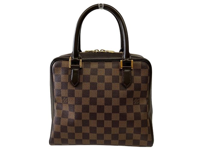 Bolsa Louis Vuitton Brera em Canvas Damier Marrom
