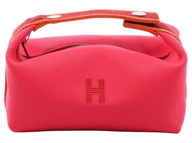 Hermès Borsa Hermes Bride à Bracque PM Rosa Arancione Bordò