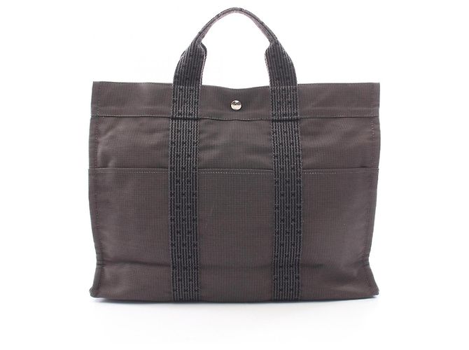 Hermès Borsa Tote Hermes Herline MM Marrone