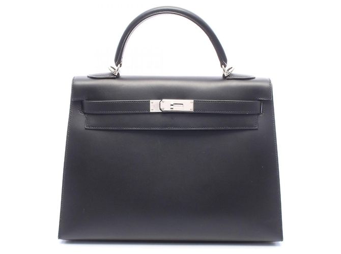 Hermès Hermes Kelly 32 Handtasche Schwarz