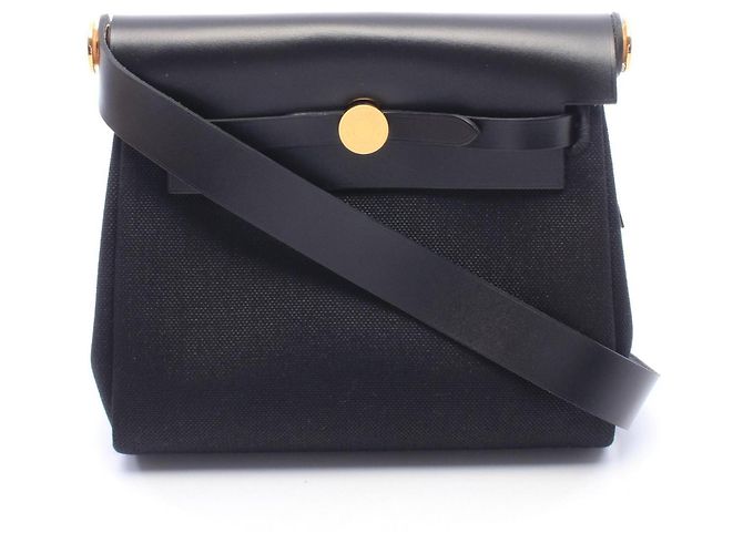 Hermès Borsa a tracolla Hermes Herbag Zip Mini Nero