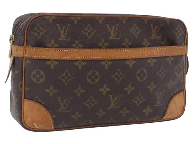 LOUIS VUITTON Monogram Compiegne 28 Clutch Bag M51845 LV Auth 199868 Monograma
