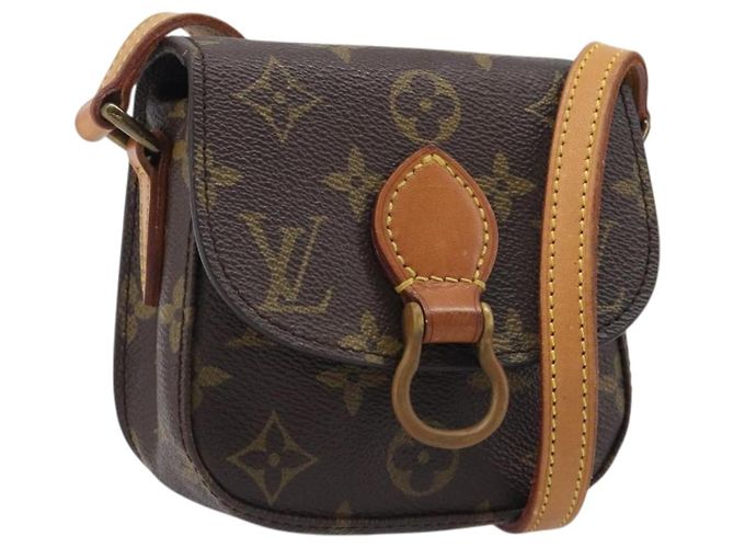 LOUIS VUITTON Bebe Monogram Saint Cloud Shoulder Bag M51245 LV Auth 200200V Monograma