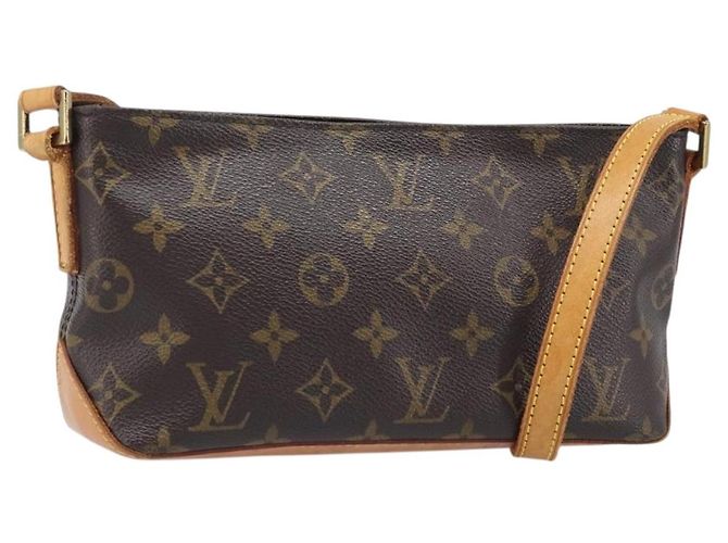 Borsa a tracolla LOUIS VUITTON Monogram Trotteur M51240 LV Auth ka5999 Monogramma