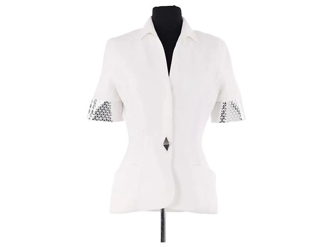 Thierry Mugler Giacca bianca Bianco