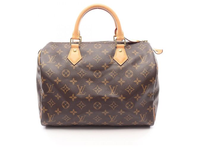 Borsa a mano Louis Vuitton Speedy 30 Monogram Marrone