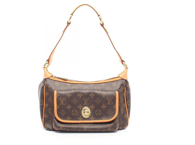 Bolsa de Ombro Louis Vuitton Tikal GM Monogram Marrom